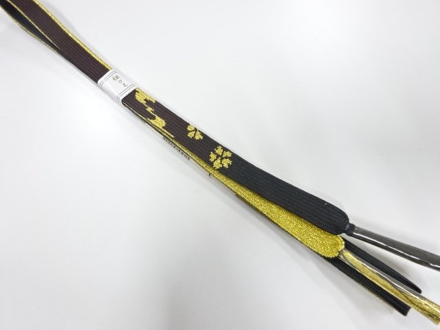 JAPANESE KIMONO / UNUSED KOREI HAND-TIED OBIJIME